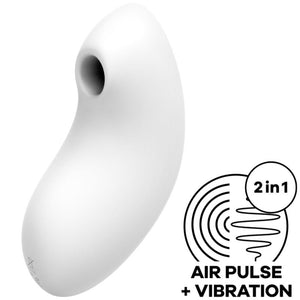 SATISFYER - VULVA LOVER 2 AIR PULSE STIMULATOR & VIBRATOR BLUE SATISFYER AIR PULSE