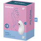 SATISFYER - VULVA LOVER 2 ВОЗДУШНЫЙ ИМПУЛЬСНЫЙ СТИМУЛЯТОР И ВИБРАТОР СИНИЙ
