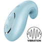 SATISFYER - DIPPING DELIGHT LAY-ON VIBRATOR BLUE