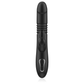 Black&Silver Kenji Stimulating Vibe with Wireless Technology, USB rechargeable, premium silicone, powerful motor, black vibrator.