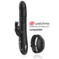 Black & Silver Kenji Vibrator, WatchMe Wireless Compatible, USB Rechargeable, Premium Silicone Finish