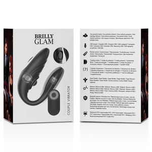 BRILLY GLAM - ПУЛЬТ ДИСТАНЦИОННОГО УПРАВЛЕНИЯ ДЛЯ ПАР ПУЛЬСАЦИИ И ВИБРАЦИИ
