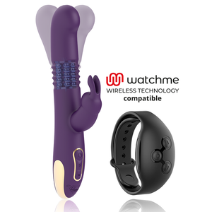 DĀRGUMI — BASTIAN RABBIT UZ AUGŠU un LEJU, ROTATORS UN VIBRATORS SADERĪGS AR WATCHME BEZVADU TEHNOLOĢIJU