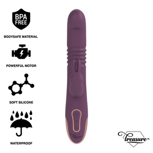 DĀRGUMI — BASTIAN RABBIT UZ AUGŠU un LEJU, ROTATORS UN VIBRATORS SADERĪGS AR WATCHME BEZVADU TEHNOLOĢIJU