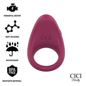 CICI BEAUTY - ПРЕМИУМ СИЛИКОНОВОЕ ВИБРАЦИОННОЕ КОЛЬЦО