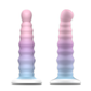 MYTHOLOGY ARIAN NAYADE Dildo M in pastel colors, ergonomic, flexible, with ribbed design, compatible with Fantasy Harness, 17cm length.