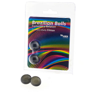 TALOKA - 2 BRAZILIAN BALLS CLIMAX EFFECT AIZRAUJOŠAIS GELS