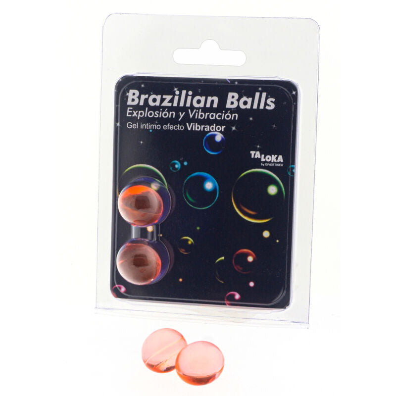 TALOKA - 2 BRAZILIAN BALLS VIBRĒJOŠA EFEKTA AIZRAUJOŠS GELS