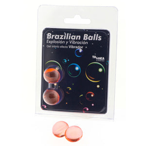 TALOKA - 2 BRAZILIAN BALLS VIBRĒJOŠA EFEKTA AIZRAUJOŠS GELS