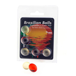 TALOKA - 5 BRAZILIAN BALLS SUPER HOT EFFECT EXCITING GEL TALOKA