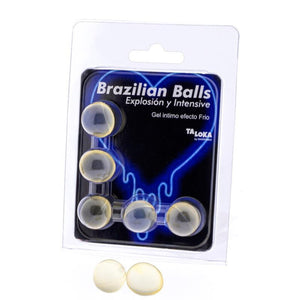 TALOKA - 5 BRAZĪLIJAS BUMLES AUKSTĀ UN VIBRĀCIJAS EFEKTA AIZRAUJOŠAIS GELS