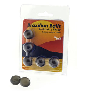 TALOKA - 5 BRAZILIAN BALLS FRESH EFFECT AIZRAUJOŠAIS GELS
