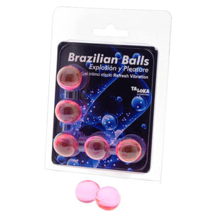 TALOKA - 5 BRAZILIAN BALLS REFRESH VIBRATING EFFECT AIZRAUJOŠS GELS