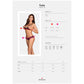 OBSESSIVE - TULIA BRA & THONG HAIVATTOMAT L/XL OBSESSIVE-SETIT