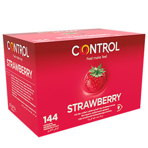 КОНТРОЛЬ - ПРЕЗЕРВАТИВЫ ADAPTA STRAWBERRY 144 ШТ.