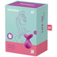 SATISFYER - VIVA LA VULVA 3 НАКЛЕЙНЫЙ ВИБРАТОР ФИОЛЕТОВЫЙ