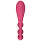 APMIERINĀTĀJS - TRI BALL 1 MULTI VIBRATOR RED