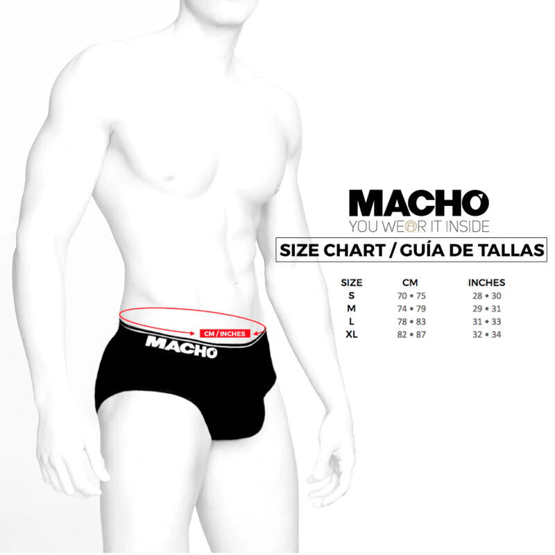 MACHO - MX24RN SLIP RED S MACHO UNDERWEAR