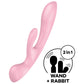 SATISFYER - ТРОЙНАЯ ГИБРИДНАЯ ВИБРАЦИЯ РОЗОВОГО ЦВЕТА