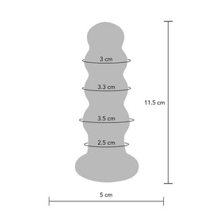 TOYJOY - BUTTOCKS THE RADIANT GLASS BUTTPLUG TOYJOY