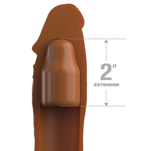 FANTASY X- TENSIONS - РУКАВ PIPEDREAMS 20,32 CM + ВИЛКА 5,00 CM INCH CARAMEL