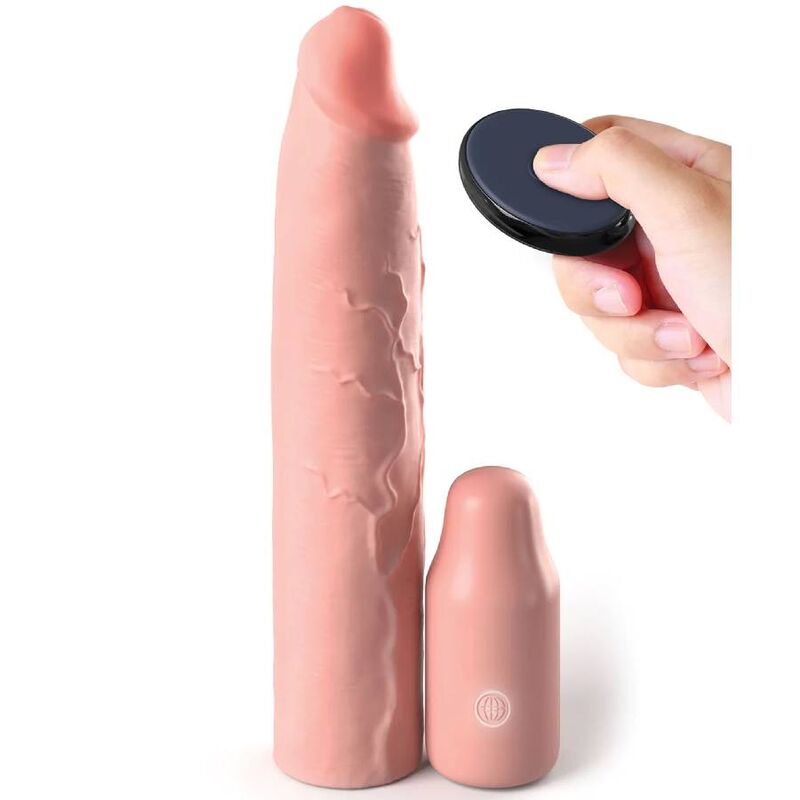 FANTASY X- TENSIONS - PIPEDREAMS UZMAKSAS 22,86 CM + 7,62 CM PLUG REMOTE SKIN