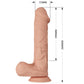 BAILE - КРАСИВАЯ ВСТРЕЧА BERQRISI VIBRATION 26 CM НАТУРАЛЬНЫЙ