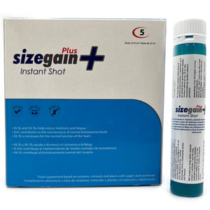 500 KOSMĒTIKA - SIZEGAIN PLUS INSTANT SHOT VĪRIEŠU ENERGIZĀCIJA 5 VIENĪBAS