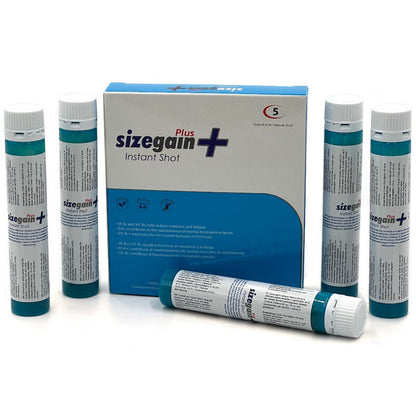 500 KOSMĒTIKA - SIZEGAIN PLUS INSTANT SHOT VĪRIEŠU ENERGIZĀCIJA 5 VIENĪBAS