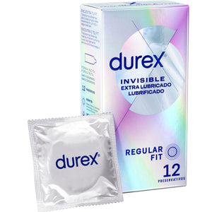 DUREX - НЕВИДИМЫЕ ДОПОЛНИТЕЛЬНЫЕ СМАЗКИ 12 ЕДИНИЦ