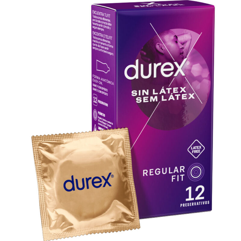 DUREX - ПРЕЗЕРВАТИВЫ БЕЗ ЛАТЕКСА 12 ШТ.