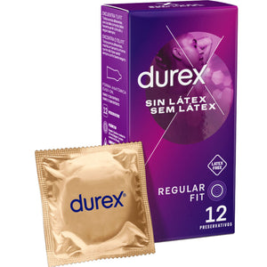 DUREX - ПРЕЗЕРВАТИВЫ БЕЗ ЛАТЕКСА 12 ШТ.