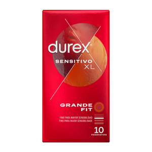 ПРЕЗЕРВАТИВЫ DUREX - SENSITIVE XL 10 ШТУК