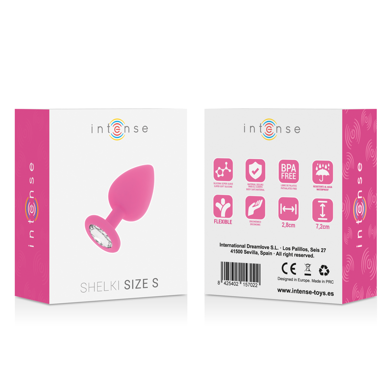 INTENSE - SHELKI S PLUG ANAL FUCHSIA INTENSE ANAL TOYS