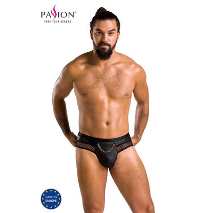 СТРАСТЬ - 030 ОТКРЫТЫЙ СЛИП TOM BLACK S/M