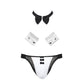 СТРАСТЬ - 036 SLIP ALFROJO ЧЕРНЫЙ S/M