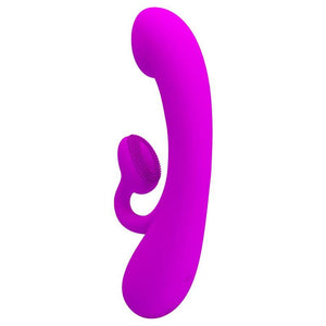 PRETTY LOVE - SINCERE VIBRATOR AND CLITORIS SUCKER PURPLE SILICONE PRETTY LOVE