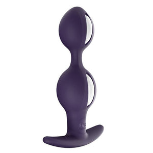 FUN FACTORY - B BALLS DUO WHITE/DARK VIOLET FUN FACTORY