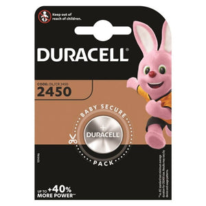 DURACELL - ПИТАЮЩАЯ БАТАРЕЯ LITIO CR2450 3V 1 ШТ.