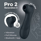 SATISFYER — PRO 2 ПОКОЛЕНИЕ 3 ВИННО-КРАСНОЕ BLUETOOTH И ПРИЛОЖЕНИЕ