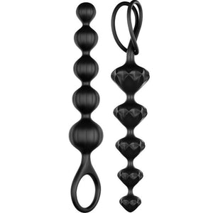 SATISFYER - ЛЮБОВНЫЕ БУСИНЫ ЧЕРНЫЕ