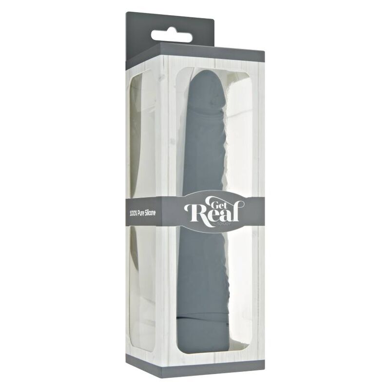 GET REAL — CLASSIC SLIM VIBRATOR BLACK