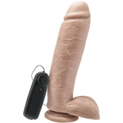GET REAL — DILDO 25,5 CM AR Bumbu VIBRATORA ĀDU