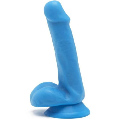 GŪTIETIES ĪSTĀM — HAPPY DICKS DILDO 12 CM BALLS BLUE