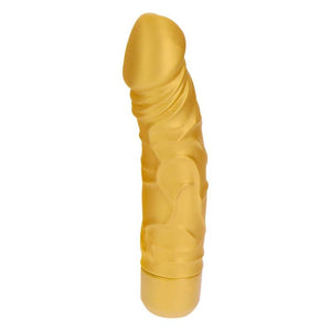 GET REAL - GOLD DICKER ORIGINAL VIBRATOR GOLD GET REAL