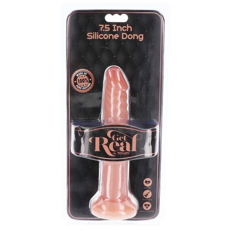 GET REAL - SILICONE DONG 19 CM SKIN GET REAL
