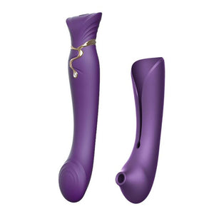 Zalo - karalienes komplekta impulsa viļņa klits Stim Purple