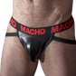 Macho - mx25rc jock sarkanā āda s