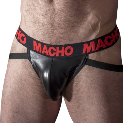 Macho - mx25rc jock sarkanā āda s