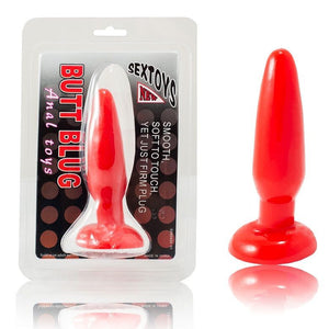 BAILE - SMALL RED ANAL PLUG 15 CM - LoveYou.lv